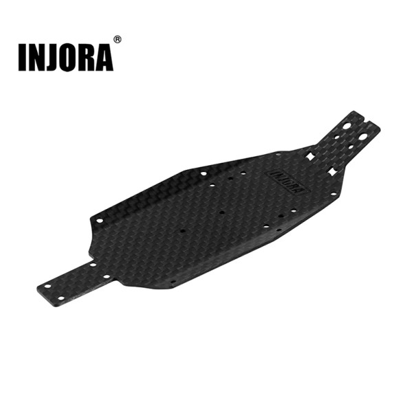 INJLOS32 INJORA Carbon Fiber Chassis for 1/28 Losi Micro-T (7g) INJLOS32 INJORA Carbon Fiber Chassis for 1/28 Losi Micro-T (7g)