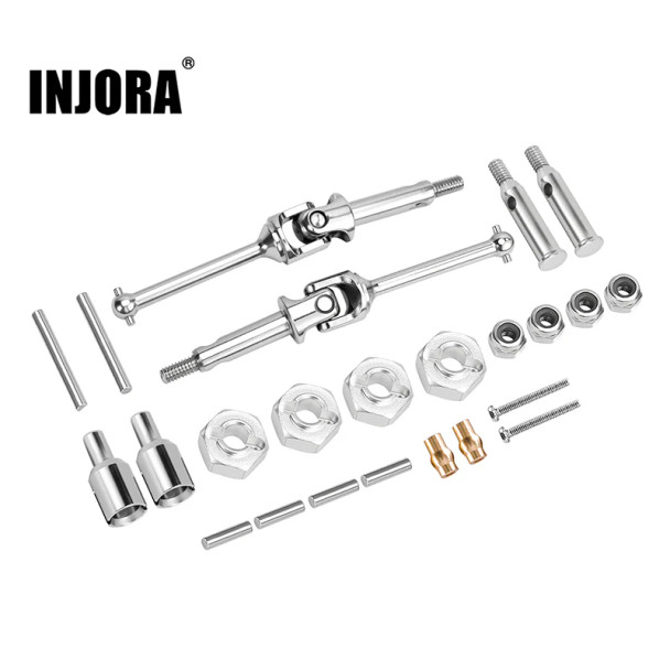 INJLOS33 INJORA Stainless Steel CVD Drive Shaft, Axles, Wheel Hexes Set for Losi Micro-B, Micro-T INJLOS33 INJORA Stainless Steel CVD Drive Shaft, Axles, Wheel Hexes Set for Losi Micro-B, Micro-T