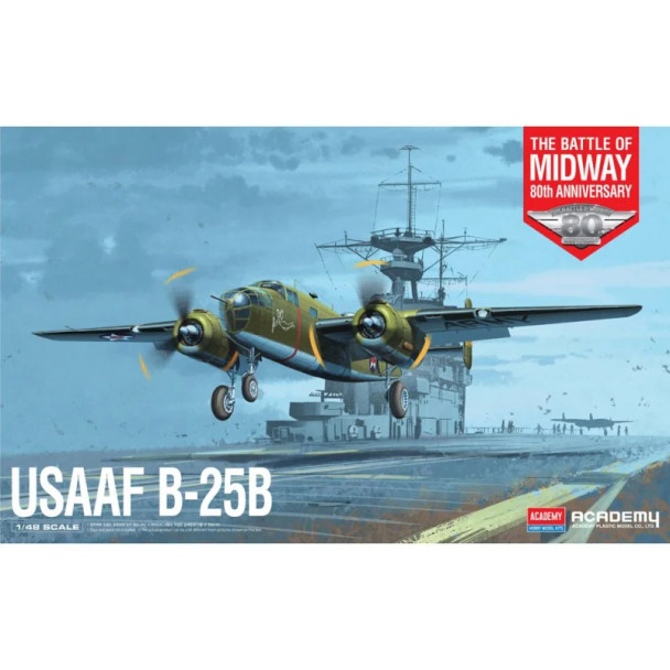 ACY12336 ACADEMY 1/48 B-25B Mitchell Battle of Midway Anniversary