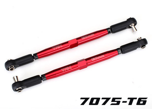 TRA7748-C TRAXXAS TUBES 157mm 7075-T6 Anodized Aluminum Toe Links (2)