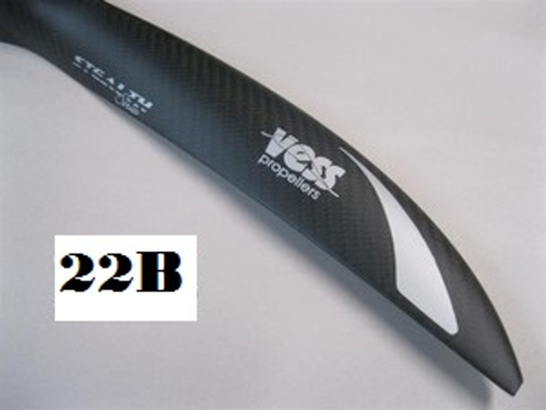 VP22BCARBON VESS PROPS 22B Carbon Fiber Propeller