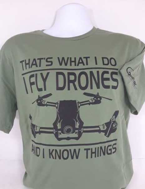 GVSPILOTSGRN-C GRAVES RC HOBBIES Drone Pilot Shirt - Green