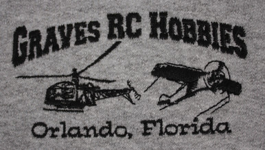 GVSSWGRY-C GRAVES RC HOBBIES Zip Up Hoodie - Grey