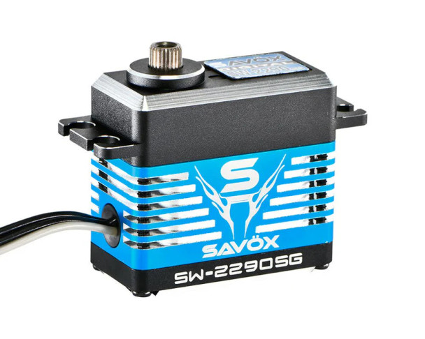 SAVSW2290SG SAVOX Waterproof Premium, High Voltage, Brushless, Digital Servo 0.11sec / 972.1oz @8.4v