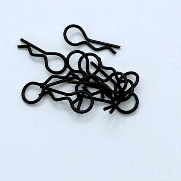 SHRCSH0710 SILVER HORSE Performance Body Clips (10 Pack) - Black