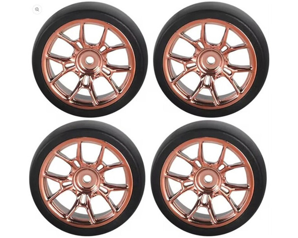 IMXLD0017 IMEX 1/18 Drift Tires, Style 6 - Copper