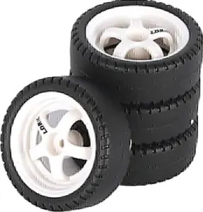 IMXLD0012 IMEX 1/18 Drift Tires, Style 5 - White