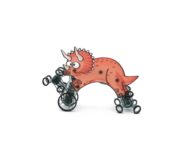 PYSXP03101 PLAY STEAM Climbing Triceratops & Hopping T-Rex