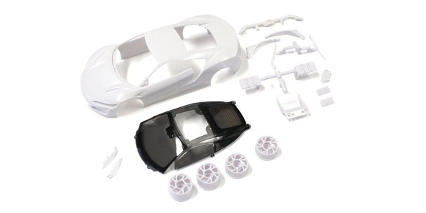 KYOMZN186 KYOSHO Honda NSX White Body Set (w/Wheels)