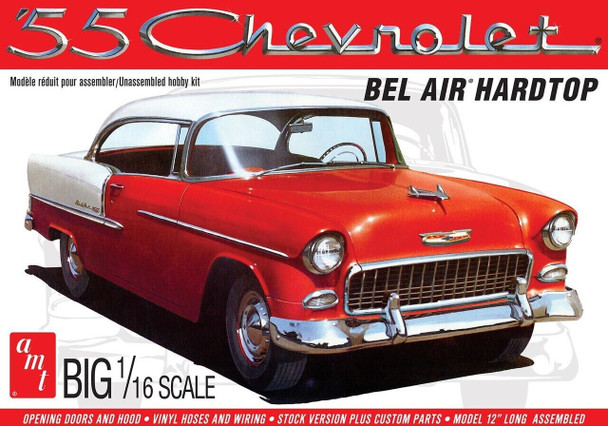 AMT1452 AMT 1/16 1955 Chevy Bel Air Hardtop Model Kit