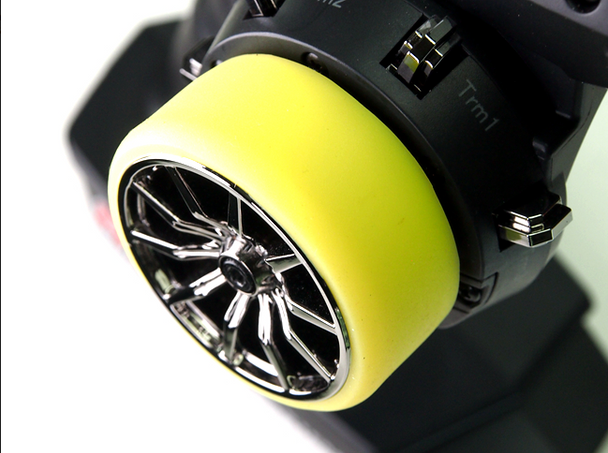 PNR700810Y PN RACING Universal Transmitter Steering Wheel Grip - Yellow