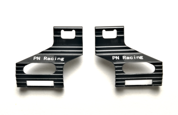 PNRMR3038AK PN RACING Mini-Z MR03/MR04 V2 Alm Battery Cover Heatsink - Black