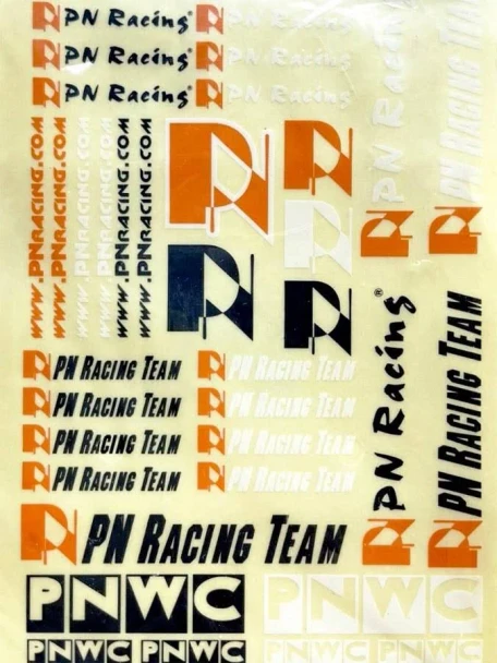 PNR707701S PN RACING PNWC and Team Stickers