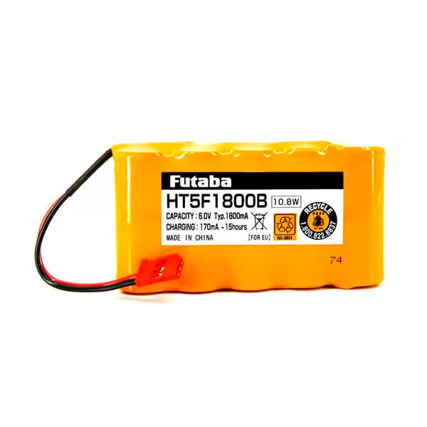 FUTM1484 FUTABA HT5F1800B 1800mAh NiMh Transmitter Battery (5-Cell)