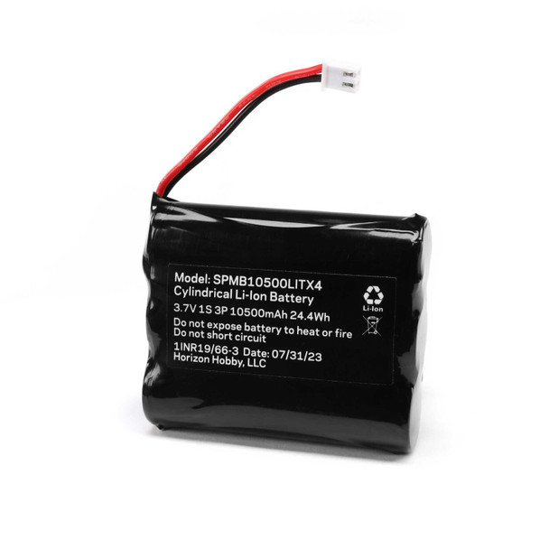SPMB10500LITX4 SPEKTRUM 3.7V 10500mAh 1S Li-Ion Transmitter Battery: iX14+