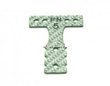 PNRMR3003S PN RACING Mini-Z MR03 MM Silver Carbon T-Plate #5