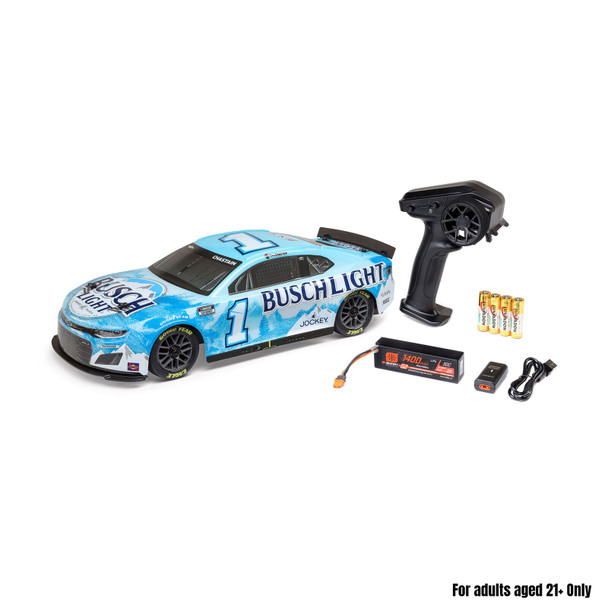 LOS1122501 LOSI 1/12 NASCAR 2025 Chevrolet Camaro ZL1 Ross Chastain No. 1 Busch Light (Battery & Charger Included)