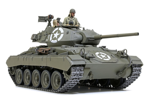 TAM35391 TAMIYA 1/35 US Light Tank M24 Chaffee European Theater Plastic Model Kit