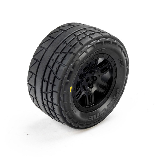 PRO1034510 PRO-LINE Racing 1/16 Menace Front/Rear Street Tires Mounted 12mm Black Split Six (2): Arrma Mini Kraton