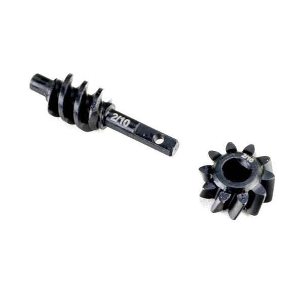 AXI-4280 AXIAL Steel Ring/Pinion Worm Gear, 2/10T, Axle: SCX30