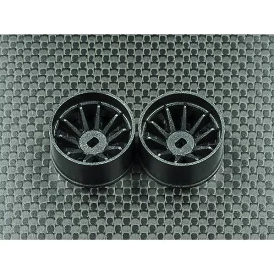 GLRWHC004-2 GL RACING 4WD R10 Machine Cut Carbon Rim Wide Rear (2pcs) - Offset 2