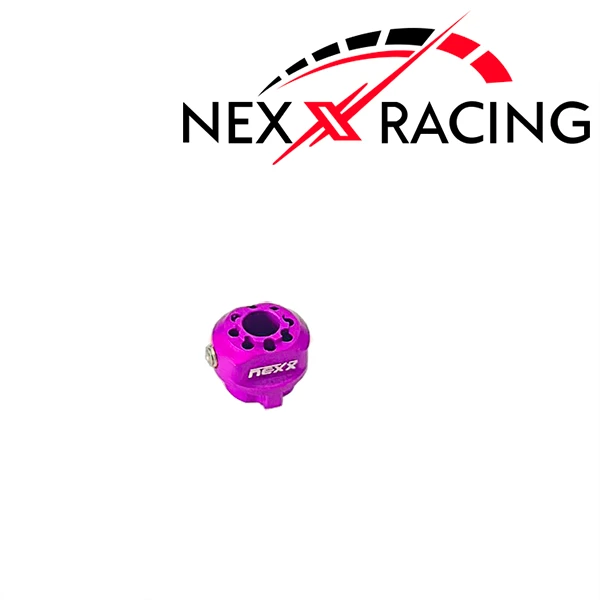 NXUSA233-1P NEXX RACING Mini-Z CNC Aluminum Differential Wheel Hub - Purple