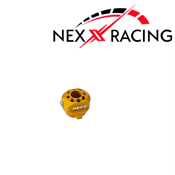 NXUSA233-1G NEXX RACING Mini-Z CNC Aluminum Differential Wheel Hub - Gold