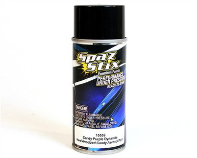 SZX15559 Spaz Stix Candy Purple Dynamite Aerosol Paint 3.5Oz