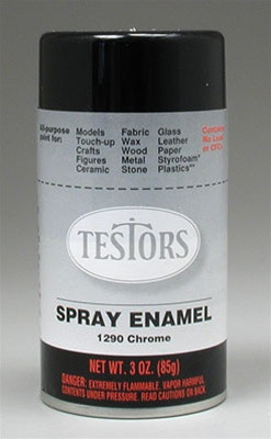 Testors Sprayer TES1290 Testors Spray Chrome 3 oz - Graves RC Hobbies