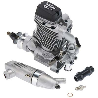 O.S 飛行機用4ストロークエンジン　FS-72α 【未使用】 OSM34721 O.S. ENGINES FSa-72II Airplane Engine w/F-5030 Silencer