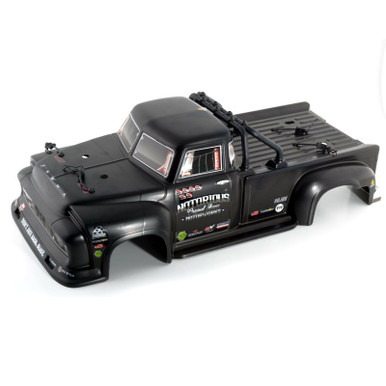 AR406147 ARRMA 1/8 Painted Body, Black Real Steel