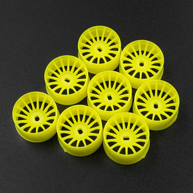 Yeah Racing WL-0146WH Plastic Rear Rim Set For Mini-Z MA-020 – White – Includes Offsets 0, +1, +2, +3
