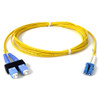 SCI 127D5-015M Fiber Jumper, LC/SC, Single Mode, Duplex, 15 Meters  9/125 Fiber, BI, 2.0mm, Riser