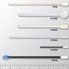 Chemtronics CF50 Foamtips # 100 Foam swab over cotton bud for extra absorbency. 6" wooden handle. 5