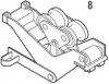 GREENLEE 25273 SUPPORT UNIT-ROLLER (IMC) 50252739/783310252733 NEW