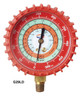 UNIWELD G529LD-6 2.5" RED/HIGH PRESSURE LPF GAUGE W/BOOT, (PSI-kPa-øC) (R410A/R22/R404A) UPC 53434