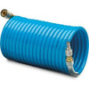 Allegro 9101-50CB 50' Blue Airline Hose, 3/8" diameter w/ Hansen-style Coupler and Plug (HP) (For Us