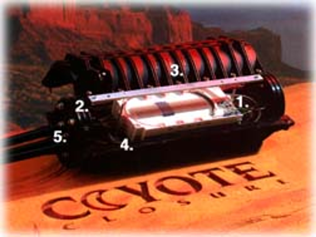 PLP 8006561 8.5x22 COYOTE BUFFER TUBE, 6-PORT  END PLATE NO TRAY