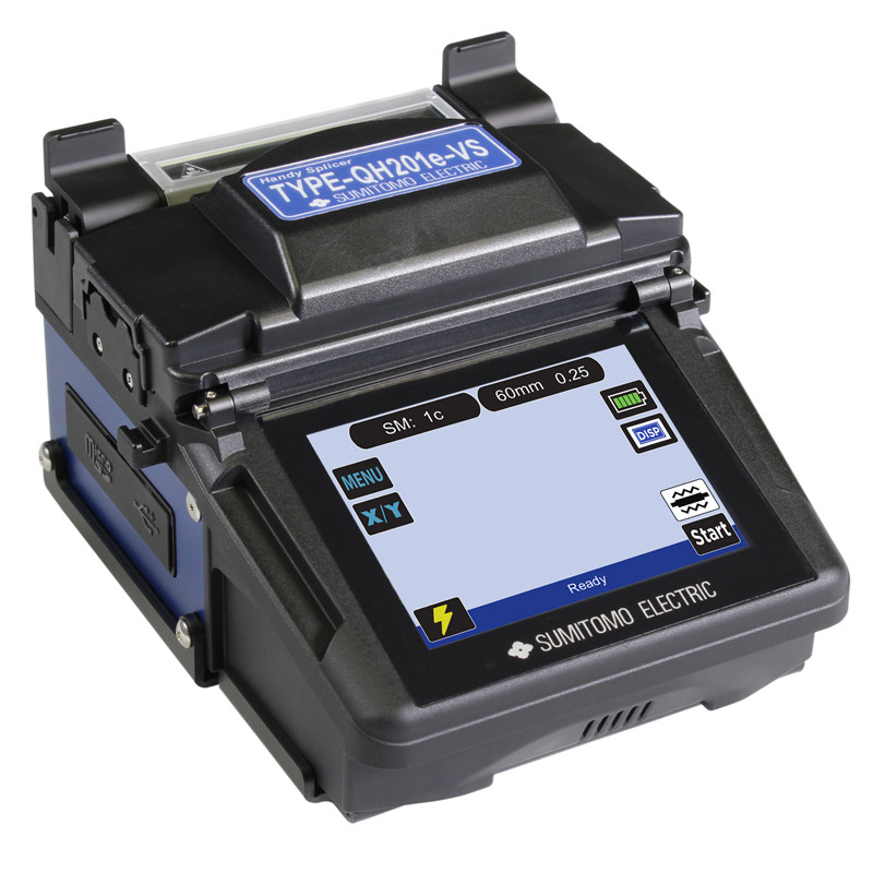 Sumitomo TYPE-QH201e-VS-KIT-6RSCH Quantum Handheld Fusion Splicer Kit includes 250um and 900um Fiber