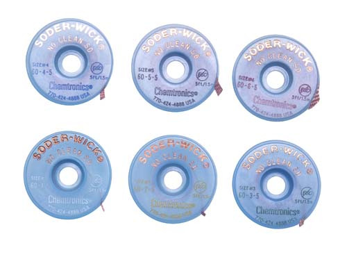 Chemtronics 60-3-10 Soder-Wick No Clean SD The fastest, cleanest no-clean flux desoldering braid pa