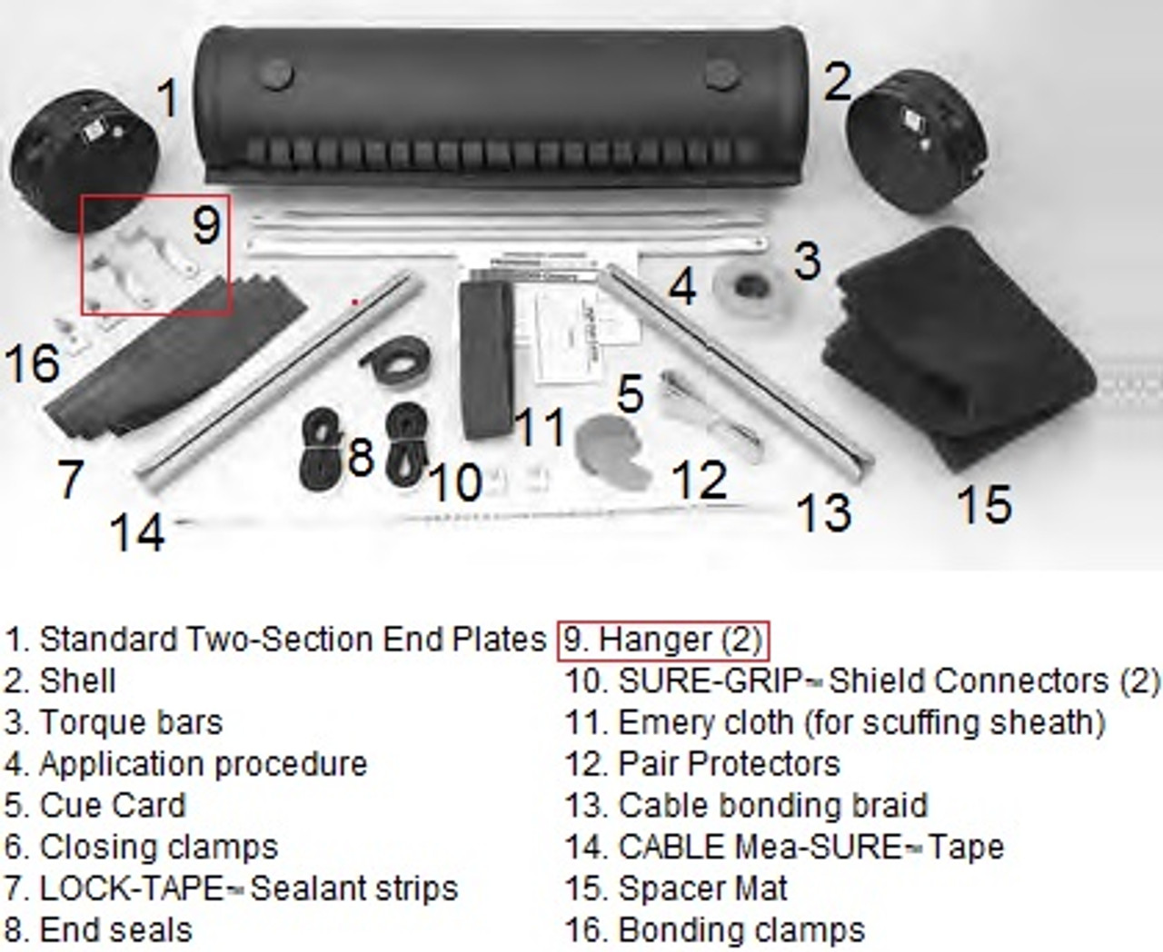 PLP 80802510 REDDI-SEAL HANGER,COMPLETE