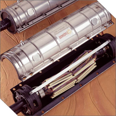 PLP 8006744 9.5X28 STAINLESS STEEL SPLICE CLOSURE WITH AIR VALVE /GROUNDING  INSERTS