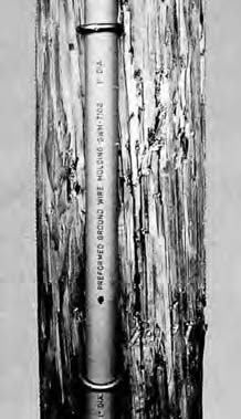 PLP GWM-7200 GROUND WIRE MOLDING 1/2" BLACK POLY *ORDER MINIMUM* 125