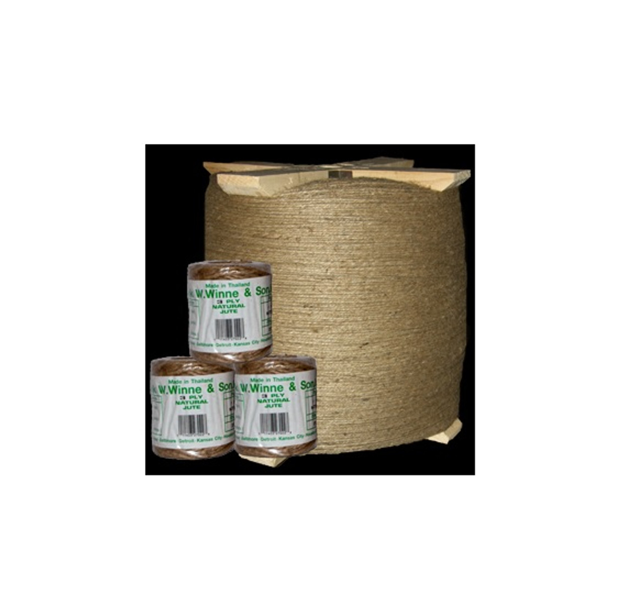 FRANK WINNE 27035 Twine Jute Unpolished 5 ply 24 #  48/Carton PER Tube NEW