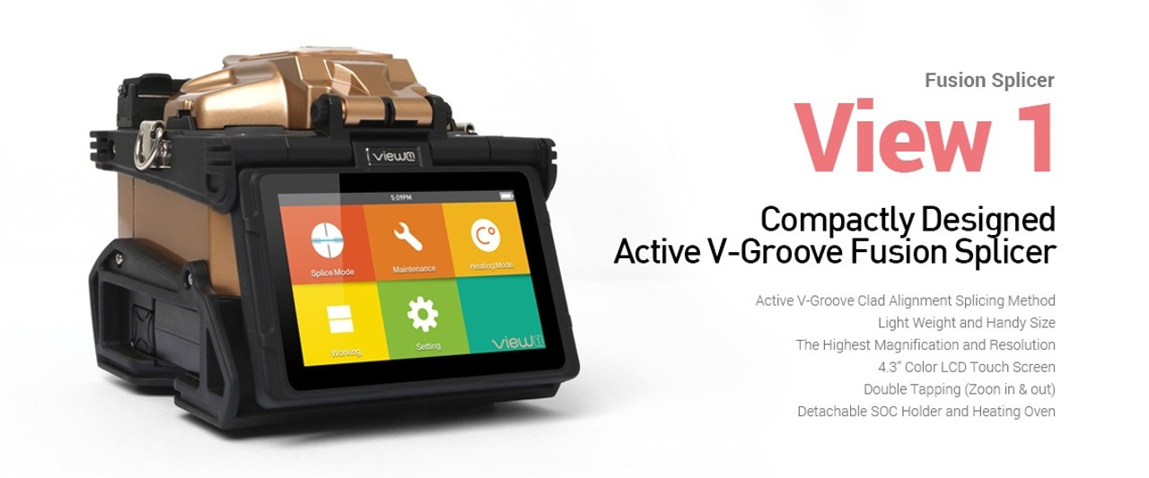 RENT INNO VIEW 1 ACTIVE V GROOVE CLAD ALIGNMENT FUSION SPLICER KIT RENTAL PER MONTH