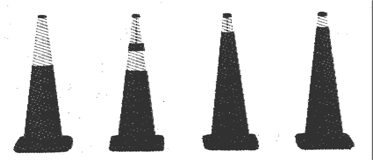 3 INCH COLLARS FOR CONES REFLECTORIZED TOP NEW