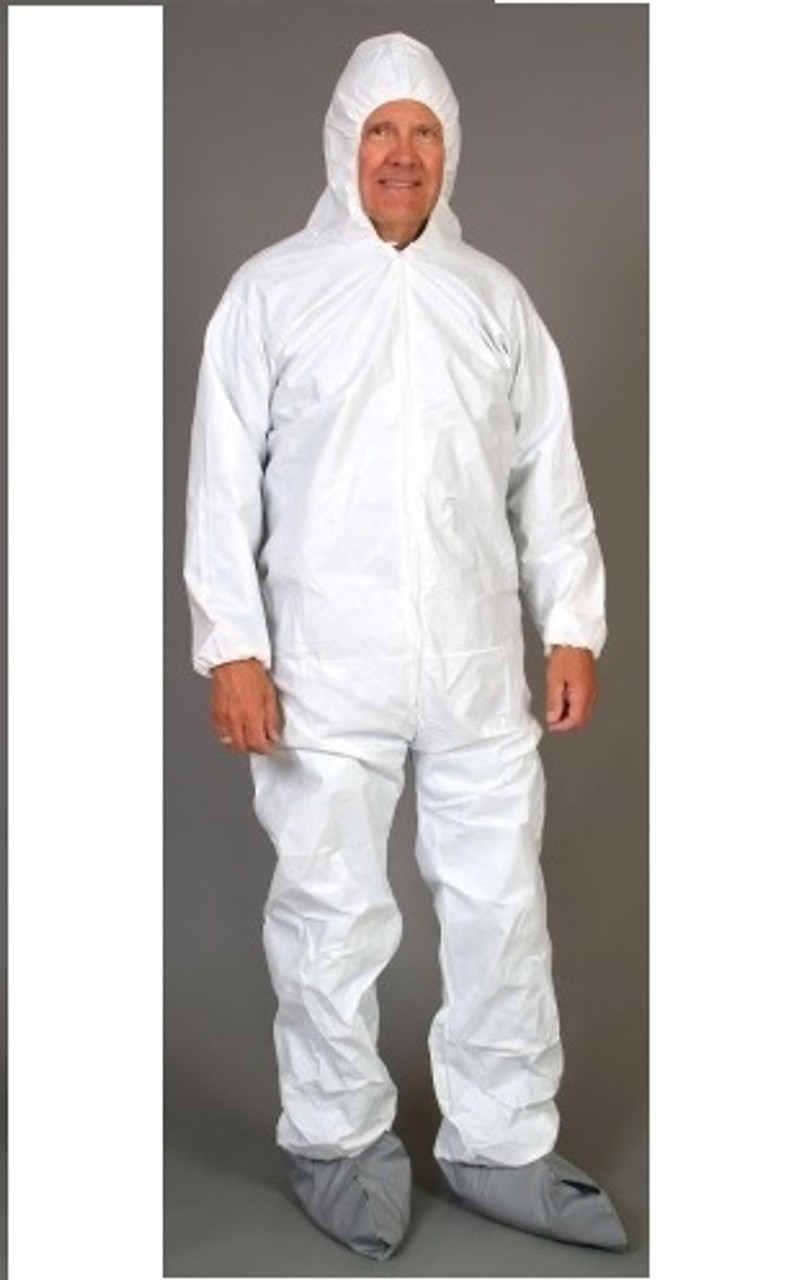 FRANK WINNE 97705 Coveralls Zipper W/Hood & Elastic Wrist/Ankles 3XL 25/Box PER Box NEW