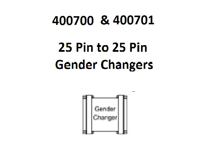 TAG 400701 DB 25 PIN MALE TO DB 25 PIN MALE ADAPTER NEW