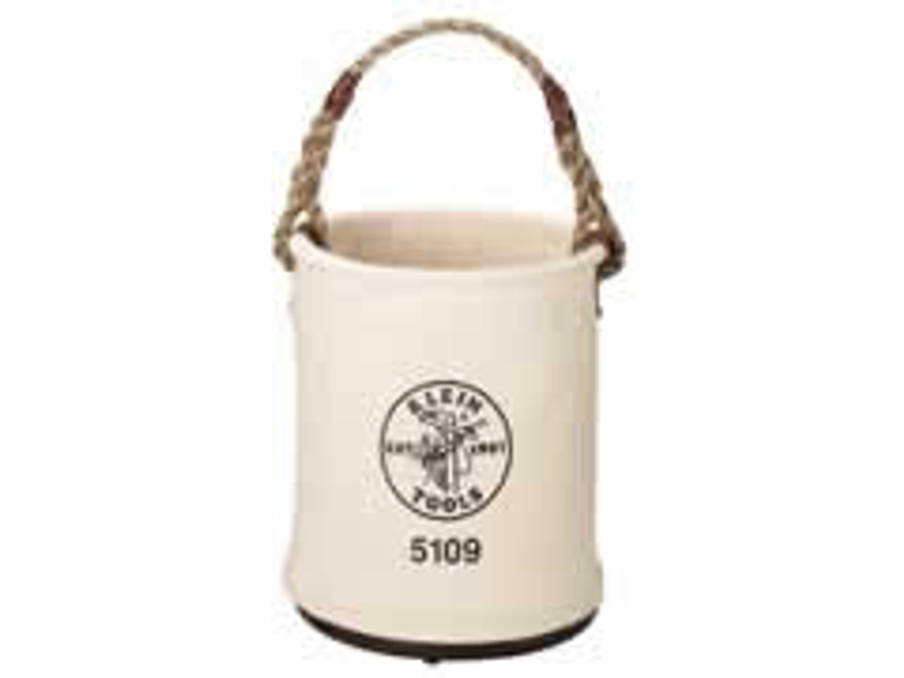 KLEIN 5109PS Wide-Opening Straight-Wall Bucket - Inside Pocket and Swivel Snap 55509-1 NEW