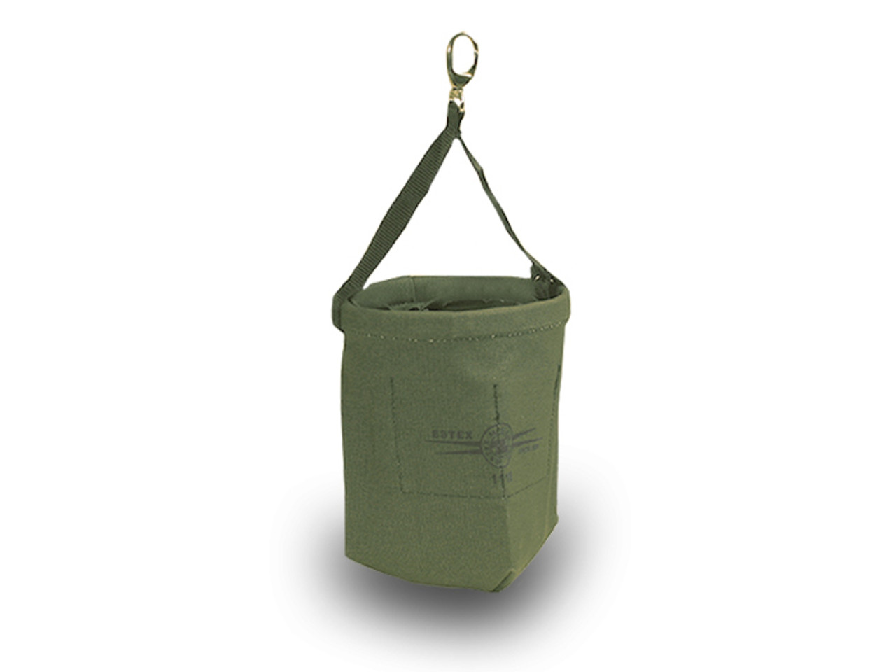 ESTEX 1110 Nut & Bolt Bag, Heavy Green Canvas Duck, Suspension Style 5 oz.  NEW